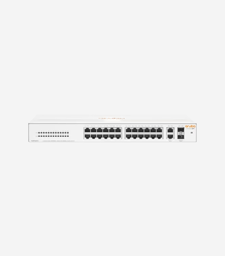 Hpe Instant On 1430 26g 2sfp Switch - 26 Ports - Gigabit Ethernet - 10/100/1000base-t, 1000base-x - 2 Layer Supported - Modular - 2 Sfp Slots - 16.40 W Power Consumption - Twisted Pair, Optical Fiber - Rack-mountable, Cabinet Mount, Table Top, Wall Mounta