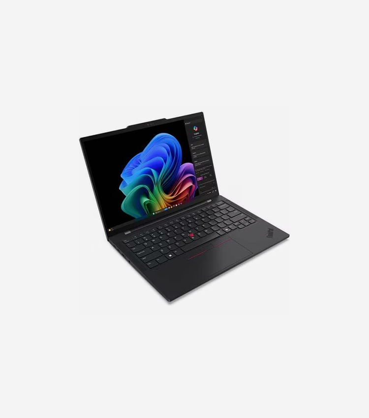 Lenovo ThinkPad T14s Gen 6 21N10000CA 14" (355.60 mm) Notebook - WUXGA - Qualcomm Snapdragon X Elite X1E-78-100 - 32 GB - 1 TB SSD - French Keyboard - Black - Qualcomm Snapdragon X Elite X1E-78-100 Chip - 1920 x 1200 - Windows 11 Pro - Qualcomm Adreno GPU - In-plane Switching (IPS) Technology - Front Camera/Webcam - IEEE 802.11be Wireless LAN Standard