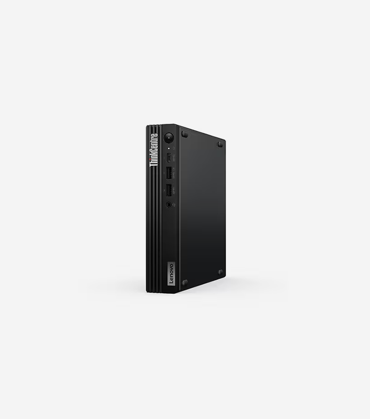 Lenovo ThinkCentre M70q Gen 5 12TD001UCA Desktop Computer - Intel Core i5 14th Gen i5-14400T - 16 GB - 256 GB SSD - Tiny - Black - Intel Q670 Chip - Windows 11 Pro - Intel UHD Graphics 730 - French Keyboard - IEEE 802.11ax - 90 W