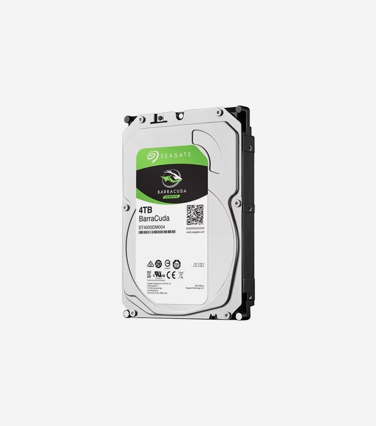 Seagate BarraCuda ST4000DM004 4 TB Hard Drive - 3.5" Internal - SATA (SATA/600) - 256 MB Buffer
